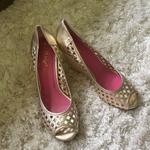 Lilly Pulitzer wedge sandals